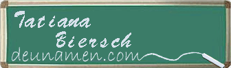Tatiana Biersch Visitenkarte